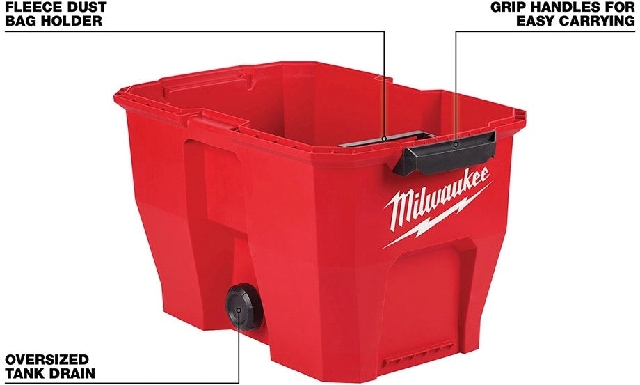 Milwaukee 0912-20 M18 9 Gallon Wet/Dry Shop Vacuum Tank