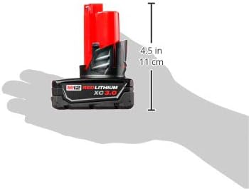 Milwaukee 48-11-2412 M12 REDLITHIUM XC 3.0 AH Battery Pack (2-Pack)