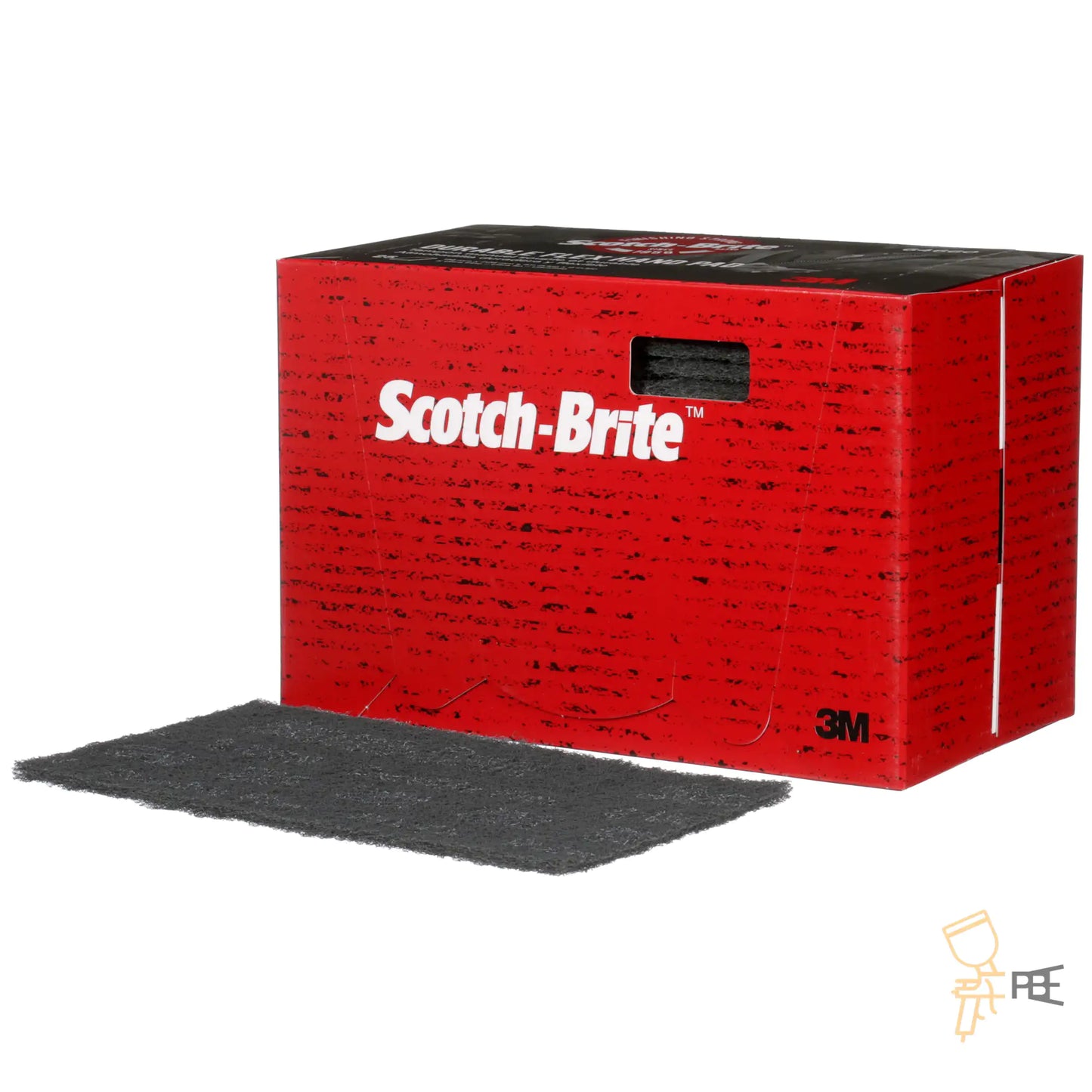3M™ Flexible Scotch-Brite Gray, 4-1/2" x 9", 600G/1000G - 64660