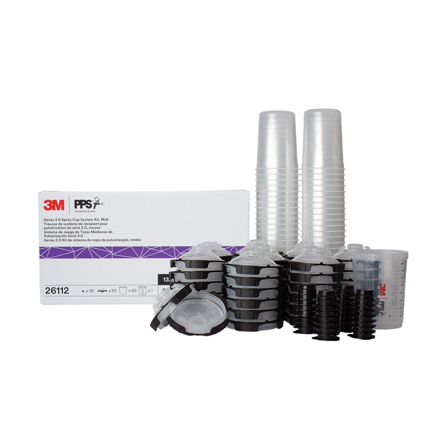 3M™ PPS Cups and Liner System 2.0, 200 Micron