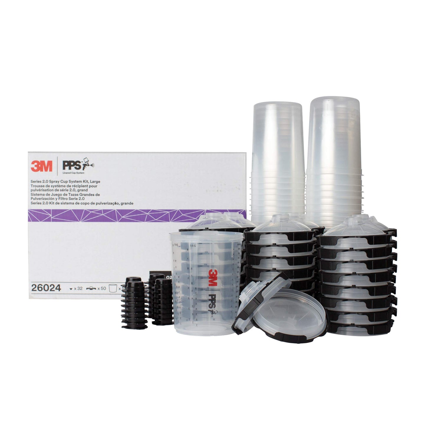 3M™ PPS Cups and Liner System 2.0, 200 Micron