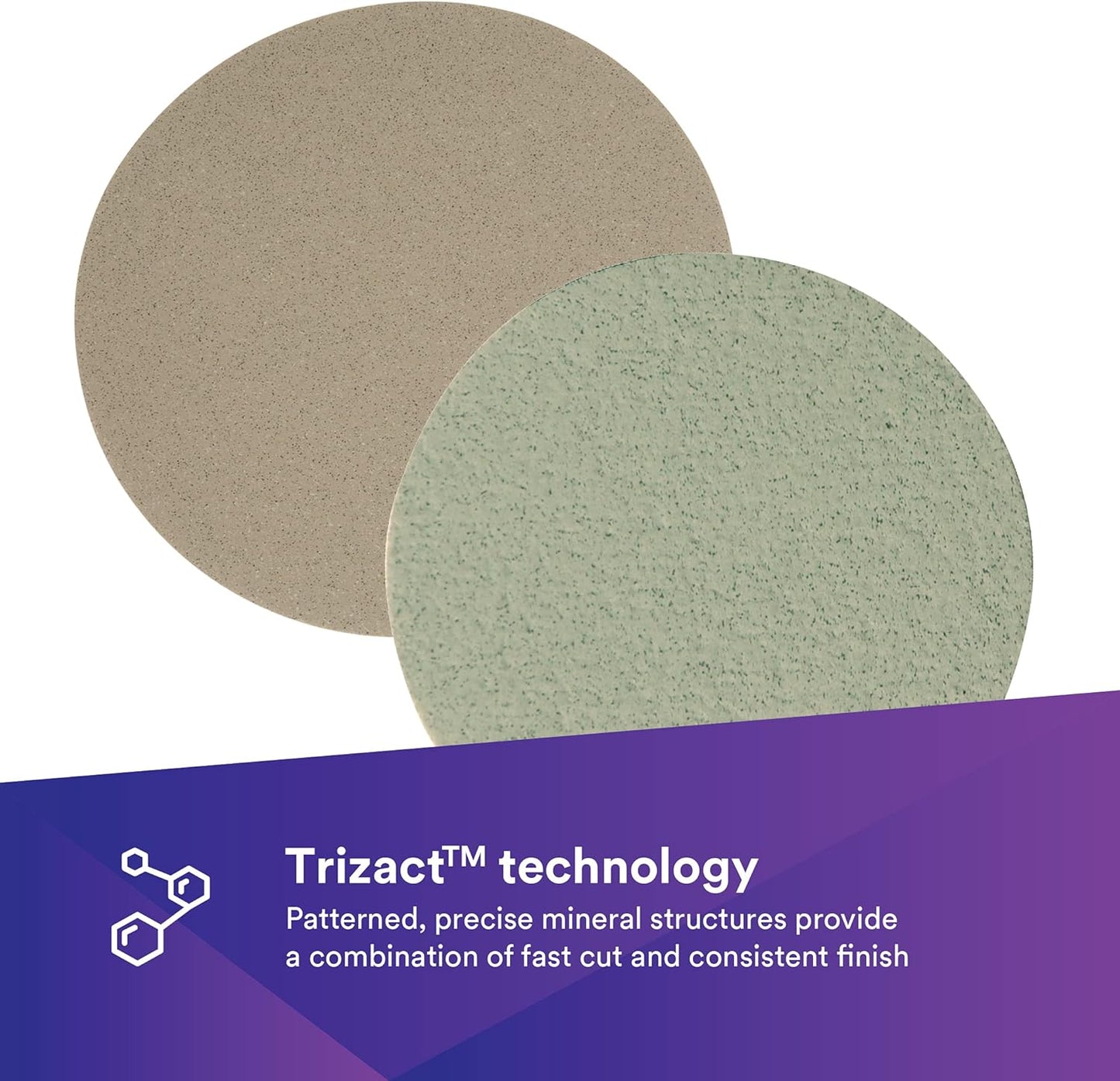 3M Trizact Hookit Foam Backing Abrasive Disc Kit, 443SA, 6" Disc, 3000/8000 Grit, 30802