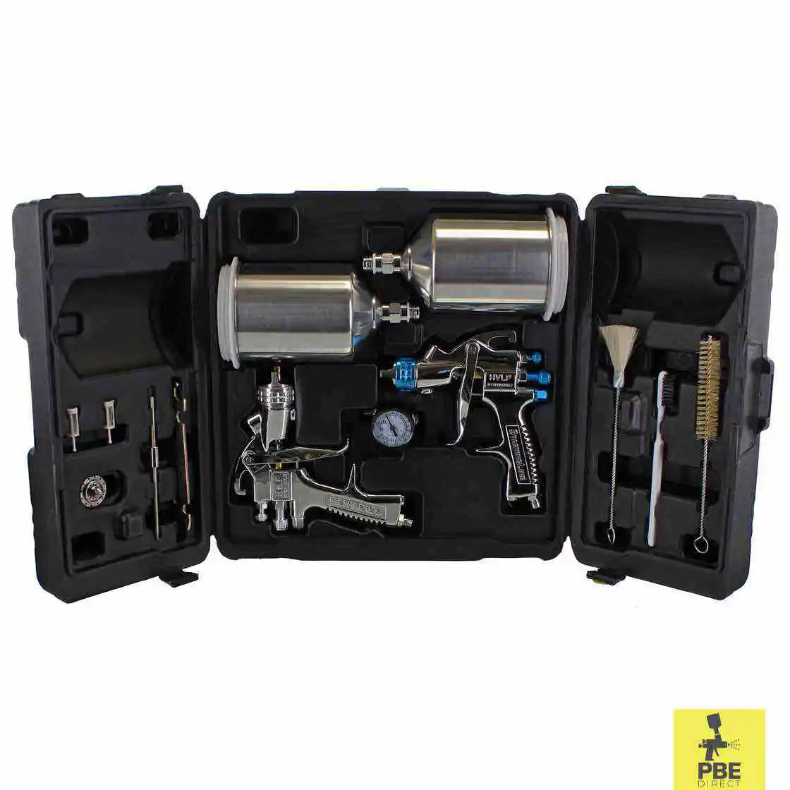 DeVilbiss StartingLine HVLP Gravity Feed Paint and Primer Spray Gun Kit - 802343