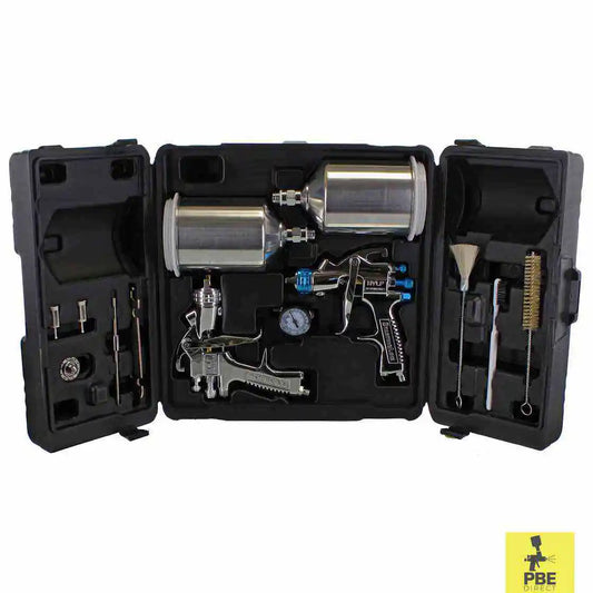 DeVilbiss StartingLine HVLP Gravity Feed Paint and Primer Spray Gun Kit - 802343