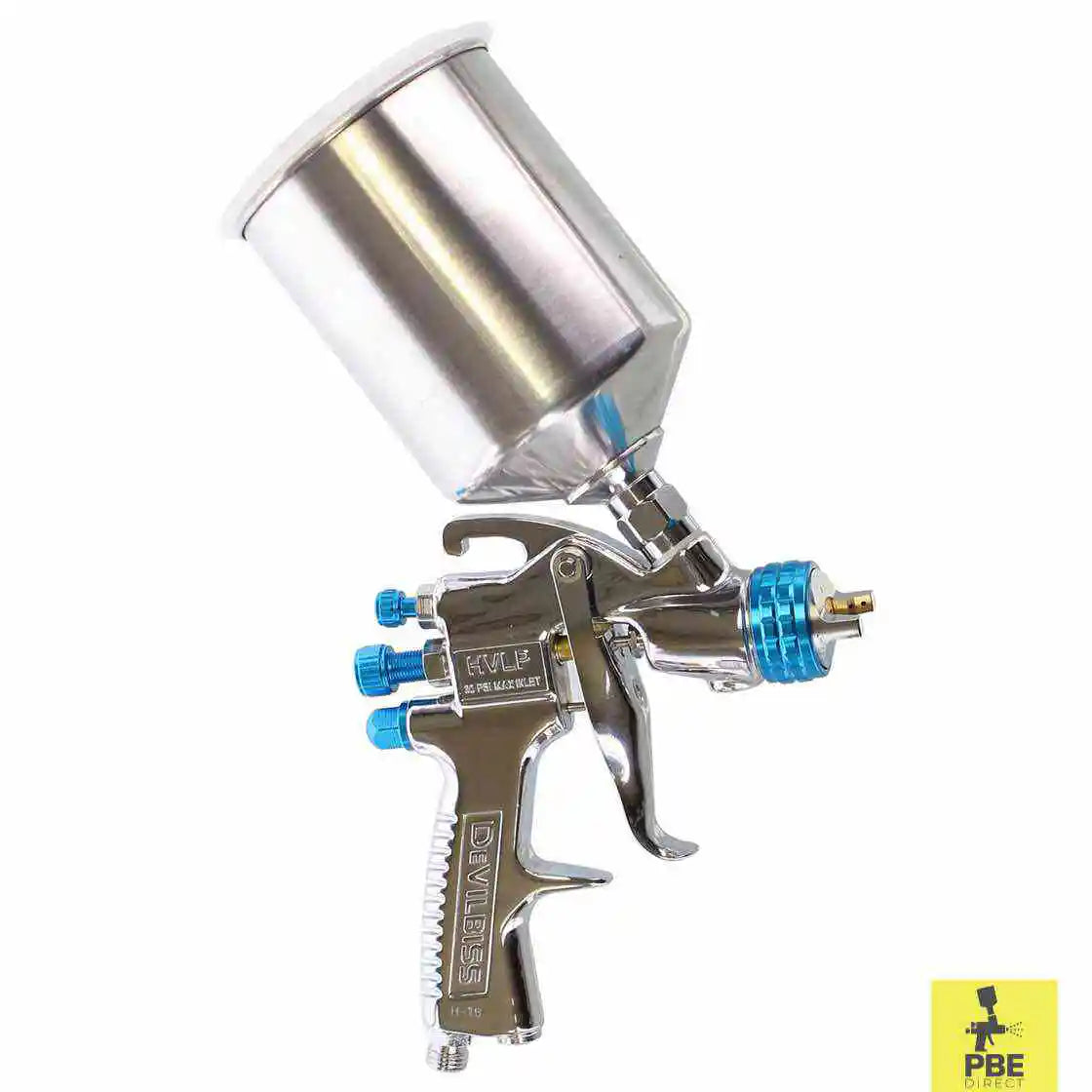 DeVilbiss StartingLine HVLP Gravity Feed Paint and Primer Spray Gun Kit - 802343