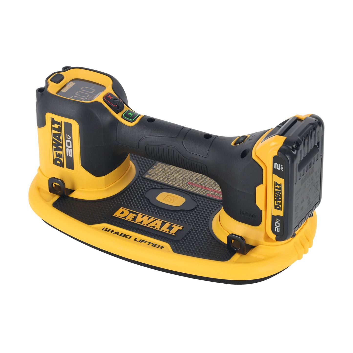 DEWALT 20V MAX Cordless GRABO Suction Lifter Kit with Battery and Charger Included, Lift-load Capacity of Up to 265 lbs. (DCE592D1)