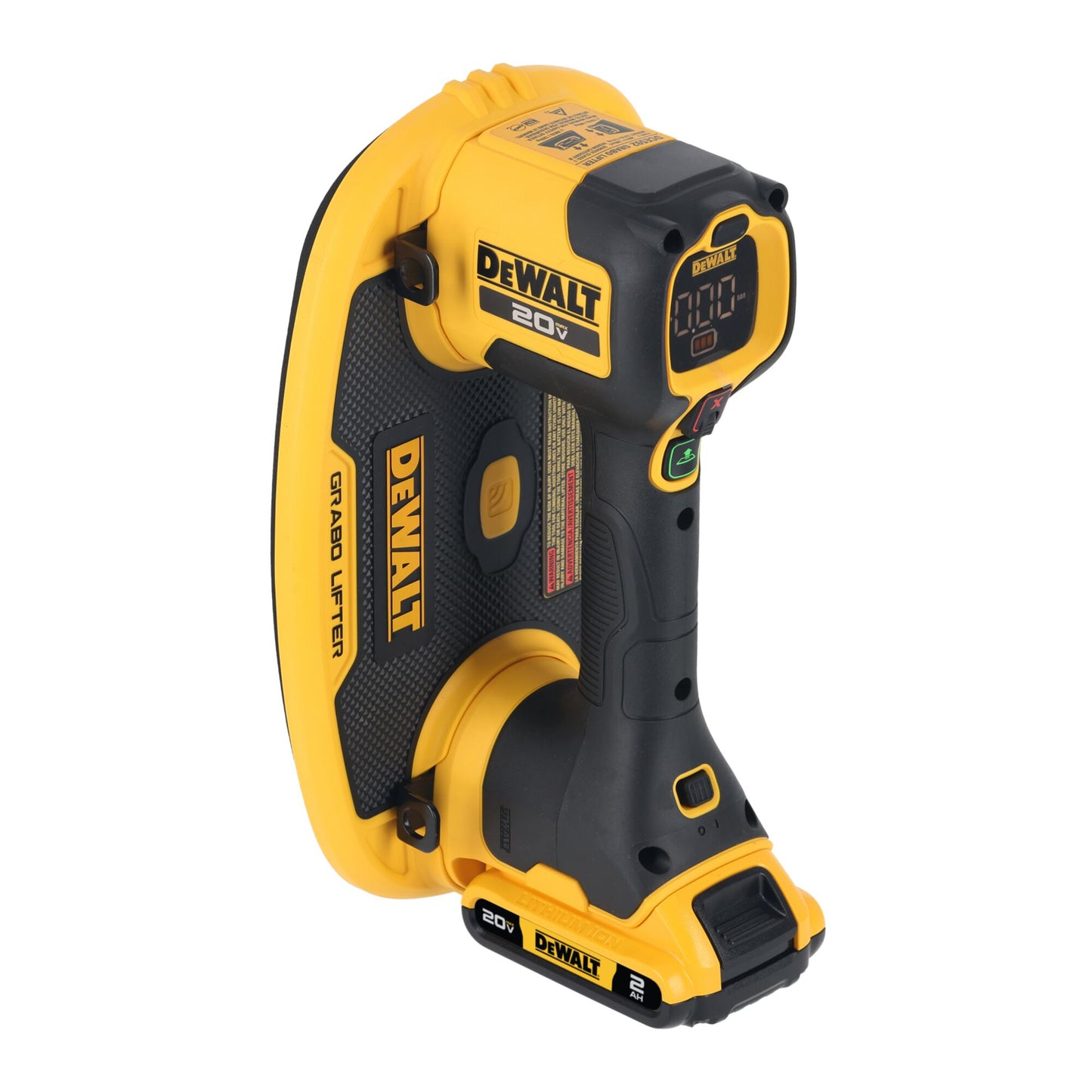 DEWALT 20V MAX Cordless GRABO Suction Lifter Kit with Battery and Charger Included, Lift-load Capacity of Up to 265 lbs. (DCE592D1)