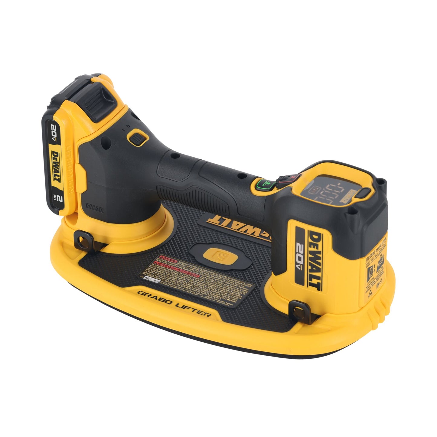 DEWALT 20V MAX Cordless GRABO Suction Lifter Kit with Battery and Charger Included, Lift-load Capacity of Up to 265 lbs. (DCE592D1)