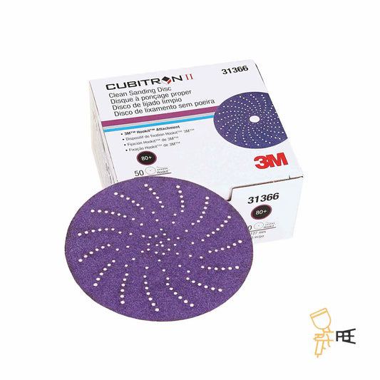 3M™ Cubitron™ II Hookit™ Clean Sanding Abrasive Discs