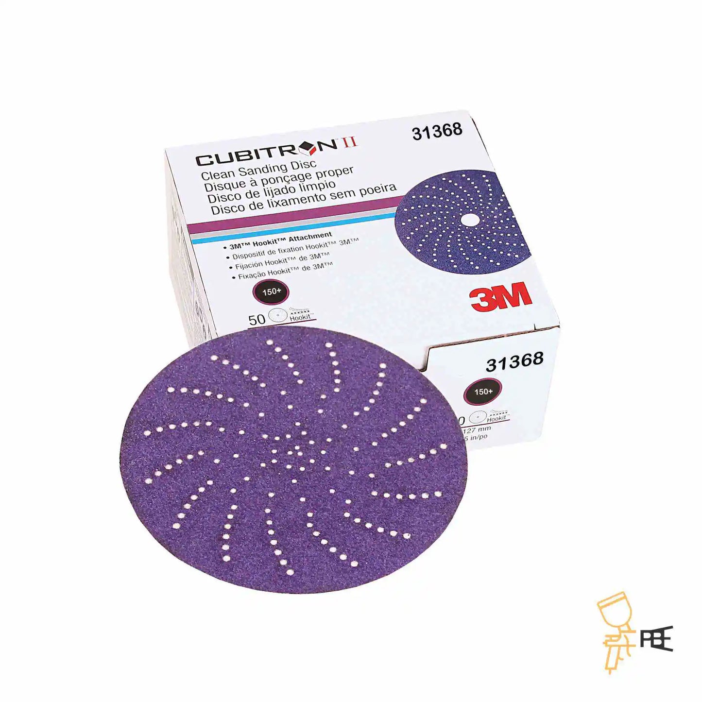 3M™ Cubitron™ II Hookit™ Clean Sanding Abrasive Discs
