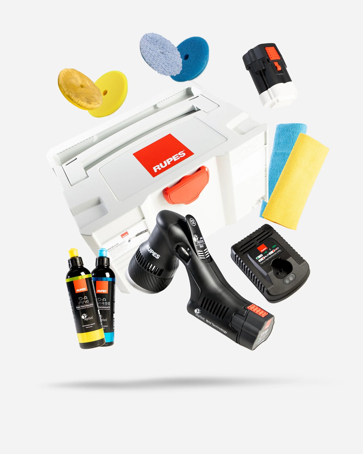 RUPES HLR75/BETA Mini iBrid Polisher, Kit