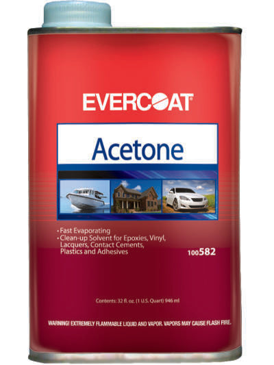 Evercoat Acetone Quart – 100582