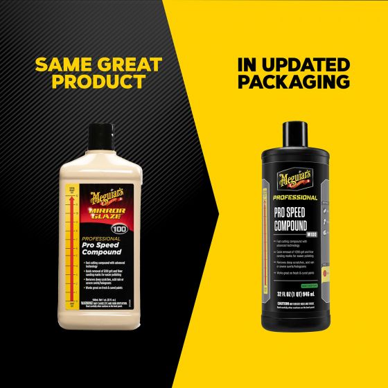 Meguiar's® Mirror Glaze® M10032 Pro Speed Compound, 32 oz, Clear, Liquid, Compound