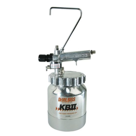 DeVilbiss KBII 2 Qt Pressure Cup with 5 E-Z Liners, 120033