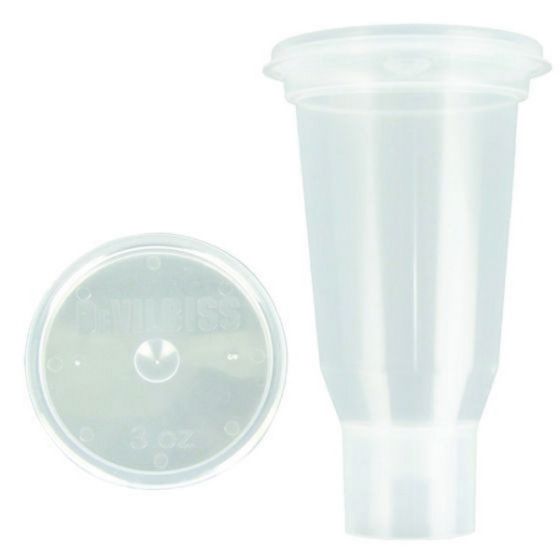 DeVilbiss DeKups 3 oz Disposable Cups & Lids, Kit of 24, 803510