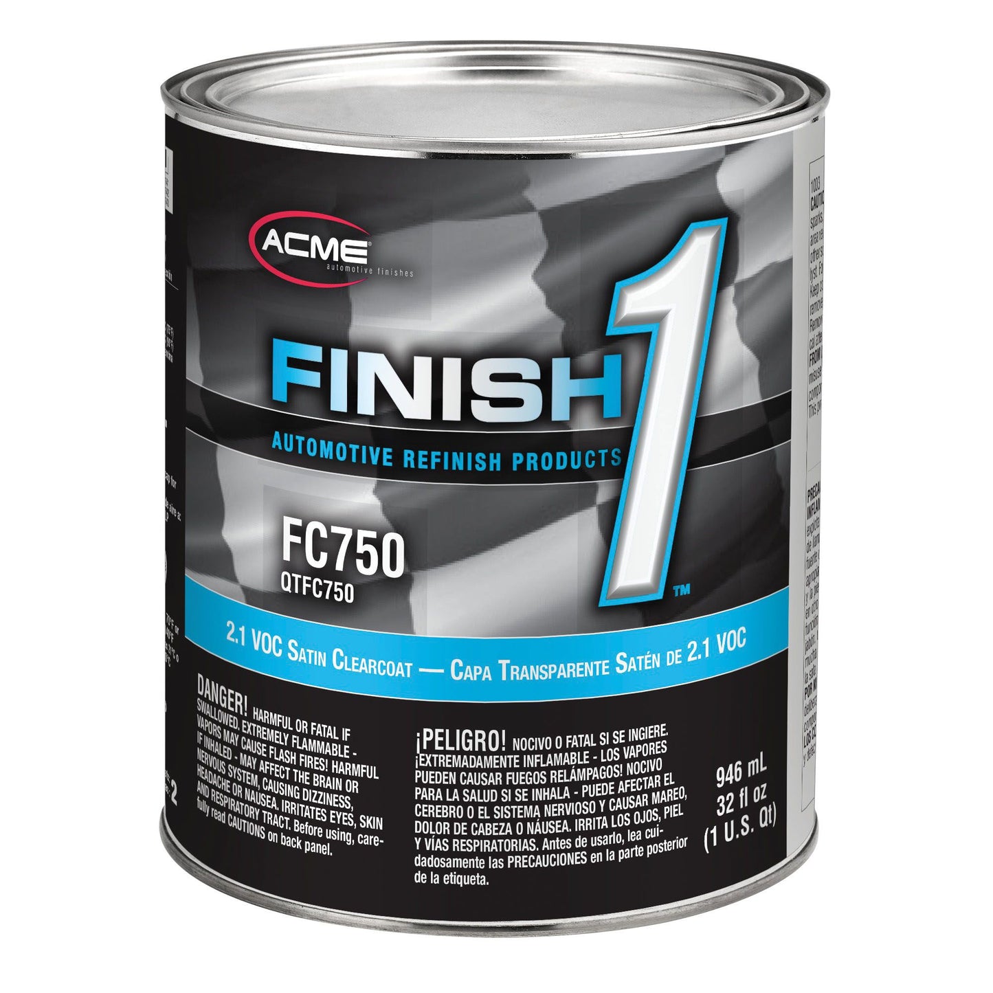 Finish1 2.1 VOC Satin Clearcoat - FC750