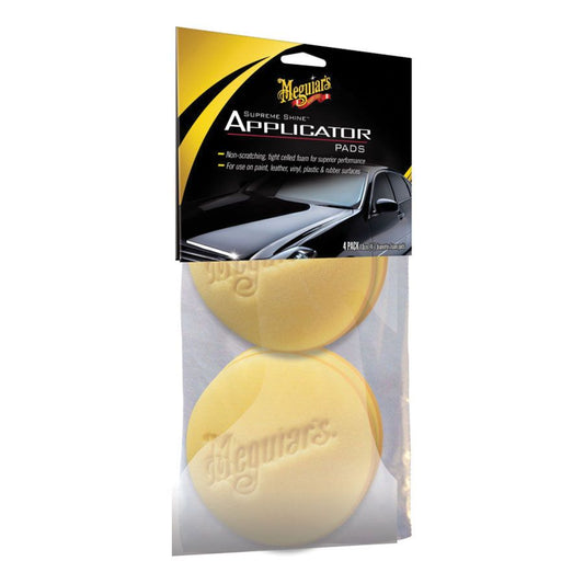 Meguiar's, W0004, Foam Applicator, 4-1/2 in, 4 Pack