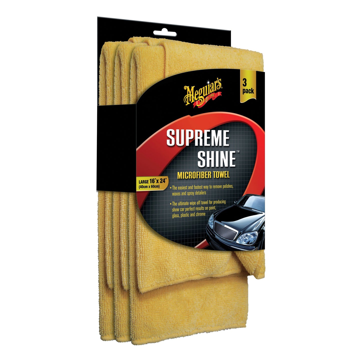 Meguiar's Supreme Shine, X2020, Drying Towel, 16 x 24 in (Large), Microfiber