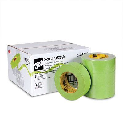 Scotch 3M 233+ Series Performance Masking Tape, 2", 48mm, 26340, Single Roll