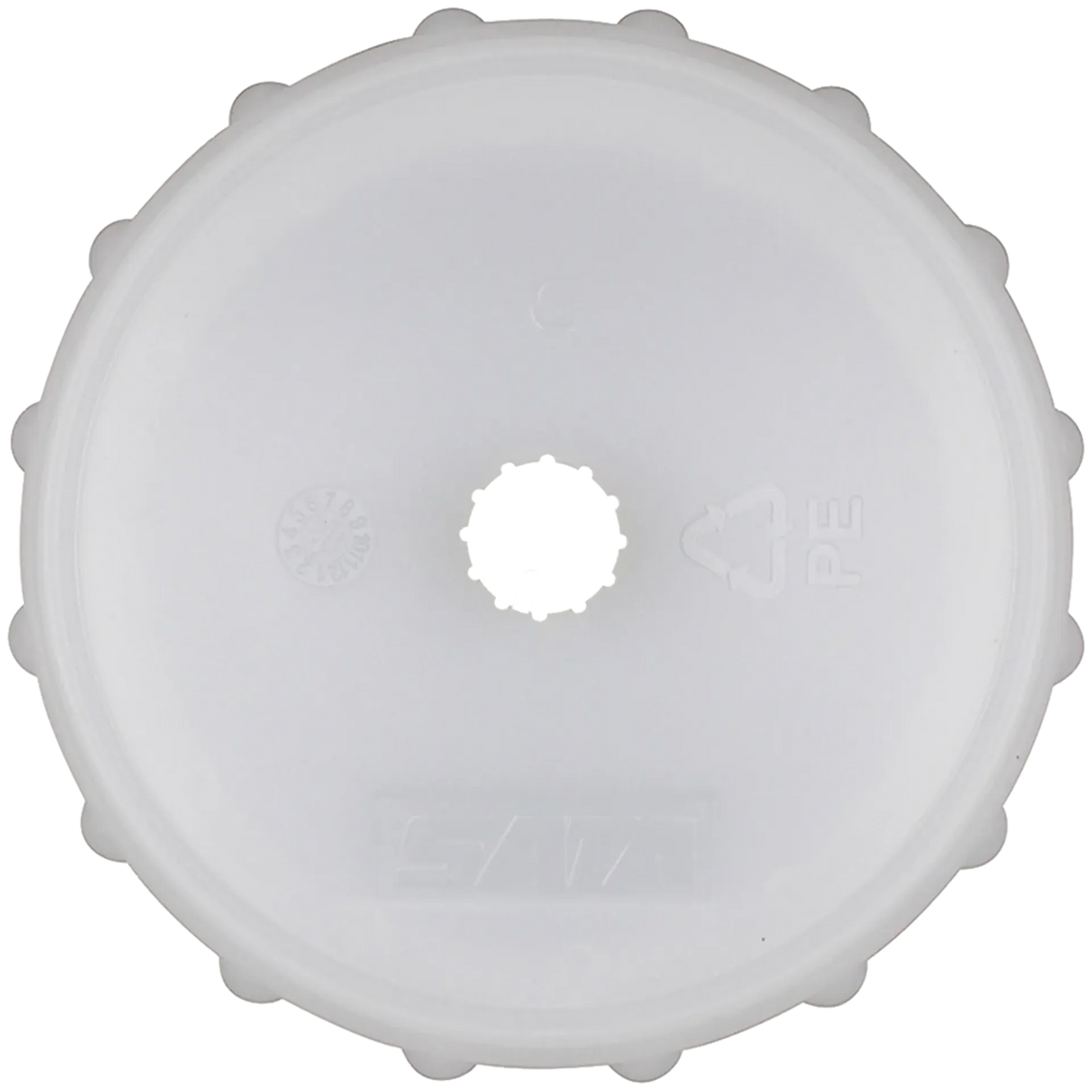 SATA 95448 Screw-On Cup Lid, Use With: 85 mL Reusable Gravity Flow Plastic Cup Lid - 95448 - SATA 95448