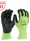 Milwaukee High Visibility Cut Level 1 Polyurethane Dipped Gloves - XL — 48-73-8913