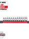 Milwaukee 12 pc 1/4” Drive Low-Profile Hex Bit Socket Set - SAE — 48-22-9544