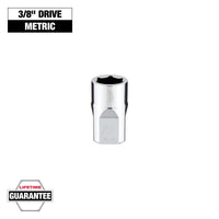 Milwaukee 3/8" Drive 11mm Metric Socket with FOUR FLAT™ Sides — 45-34-9081