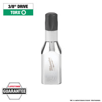 Milwaukee 3/8" Drive T50 TORX® Bit Socket — 45-34-1017