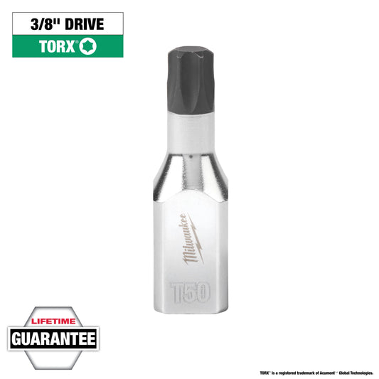 Milwaukee 3/8" Drive T50 TORX® Bit Socket — 45-34-1017