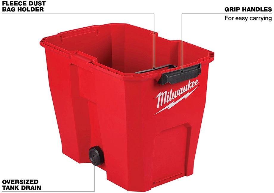 Milwaukee® M18™ 12 Gallon Wet/Dry Vacuum Tank, 0932-20