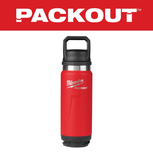 Milwaukee PACKOUT™ 24 oz Insulated Bottle with Chug Lid — 48-22-8396R