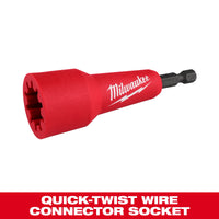 Milwaukee Quick-Twist Wire Connector Socket — 48-32-6400