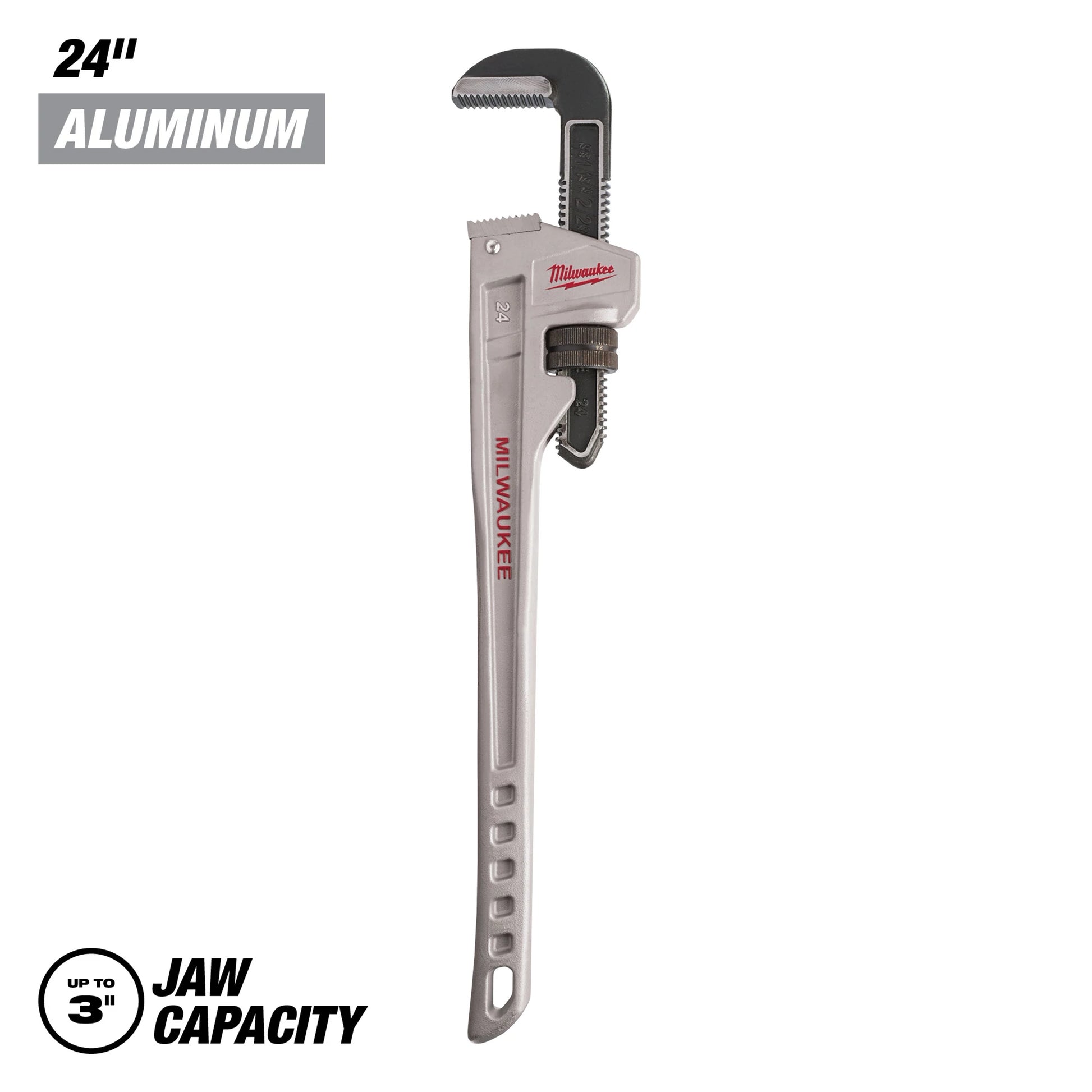 Milwaukee 24” Aluminum Pipe Wrench — 48-22-7224