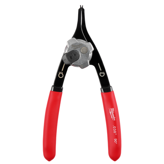 Milwaukee .038" Convertible Snap Ring Pliers - 18° — 48-22-6530