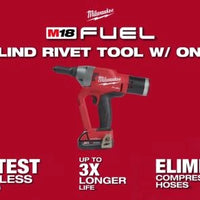 Milwaukee M18 FUEL™ 1/4" Blind Rivet Tool w/ ONE-KEY™ Kit — 2660-22CT