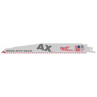 Milwaukee 9" 5 TPI AX™ SAWZALL® Blade for Wood with Nails (25 PK) — 48-00-8026