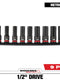Milwaukee 9 PC SHOCKWAVE™ Impact Duty 1/2