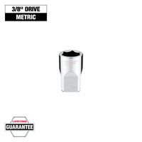 Milwaukee 3/8" Drive 12mm Metric Socket with FOUR FLAT™ Sides — 45-34-9082