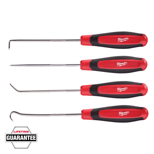 Milwaukee 4 PC Hook and Pick Set — 48-22-9215