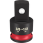 Milwaukee SHOCKWAVE™ Impact Duty 3/8" Drive 1/2" Drive Adapter — 49-66-6723