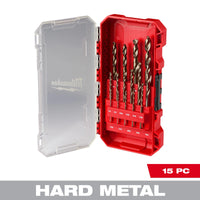 Milwaukee 15 PC RED HELIX™ Cobalt Drill Bit Set — 48-89-2370