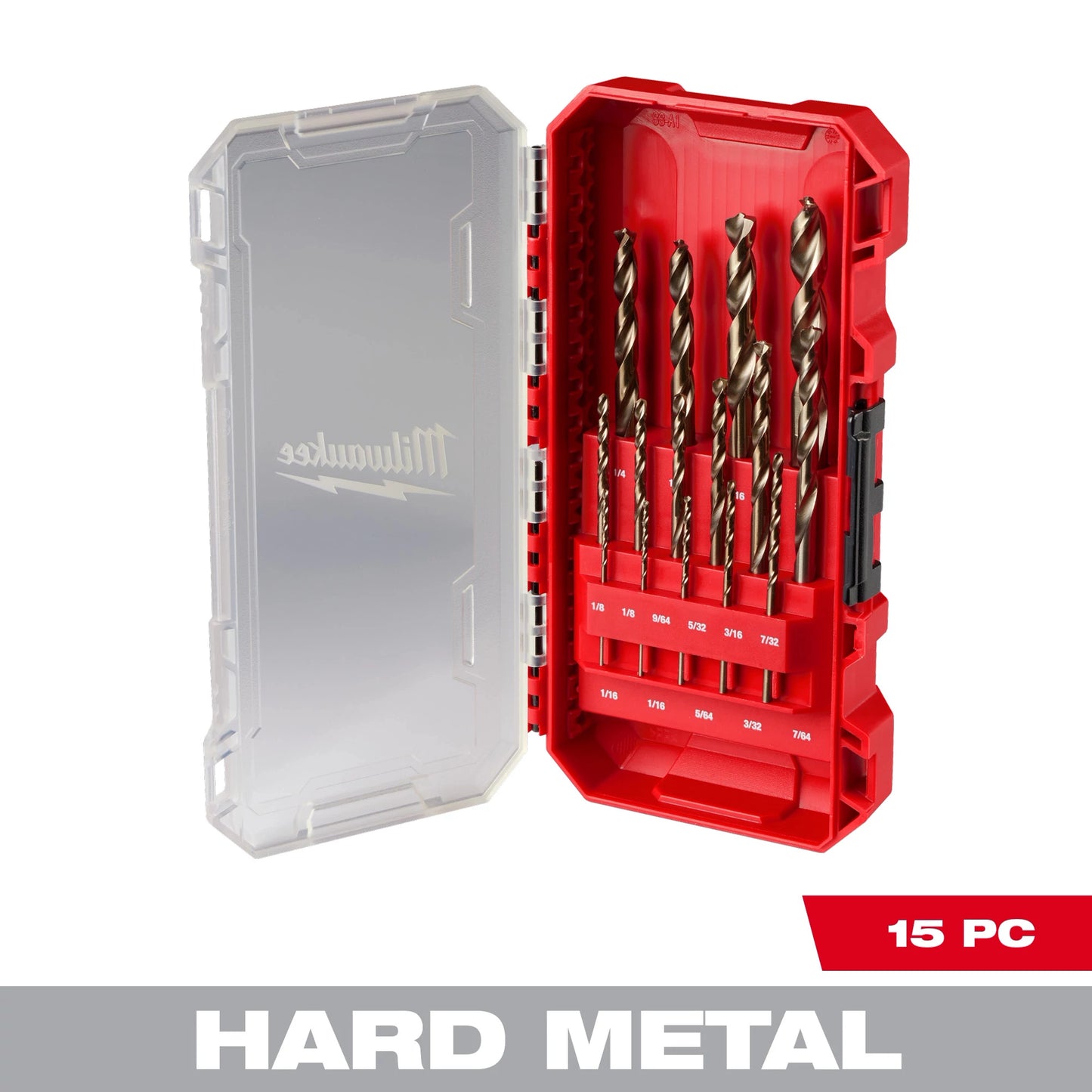 Milwaukee 15 PC RED HELIX™ Cobalt Drill Bit Set — 48-89-2370