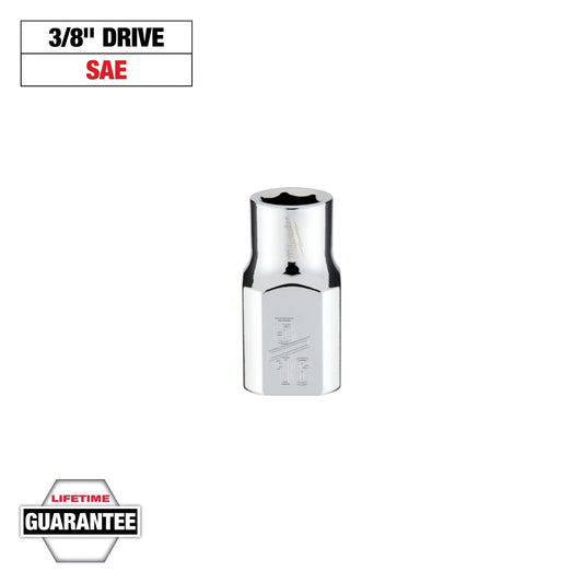 Milwaukee 3/8" Drive 5/16" SAE Socket with FOUR FLAT™ Sides — 45-34-9061