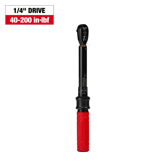 Milwaukee 1/4” Drive Click Torque Wrench (40-200 in·lbf) — 48-22-9200