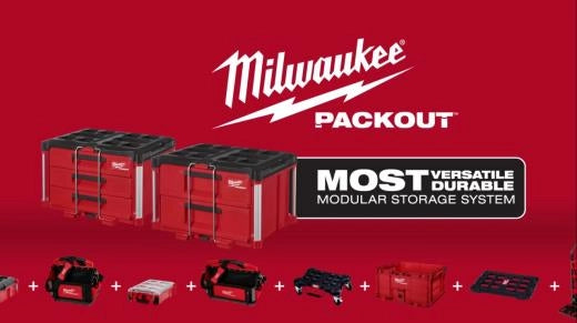 Milwaukee PACKOUT™ 3-Drawer Tool Box — 48-22-8443