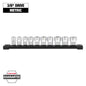 Milwaukee 10 pc 3/8" Metric Sockets with FOUR FLAT™ Sides — 48-22-9503