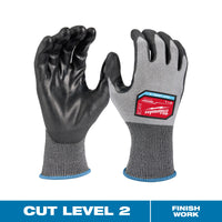Milwaukee Cut Level 2 High Dexterity Polyurethane Dipped Gloves - S — 48-73-8720