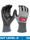 Milwaukee Cut Level 2 High Dexterity Polyurethane Dipped Gloves - S — 48-73-8720