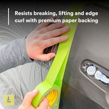 3M Performance Green Masking Tape 233+, 26334, 18 mm x 55 m, Case of 48