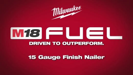 Milwaukee M18 FUEL™ 15 Gauge Finish Nailer Kit — 2839-21CT
